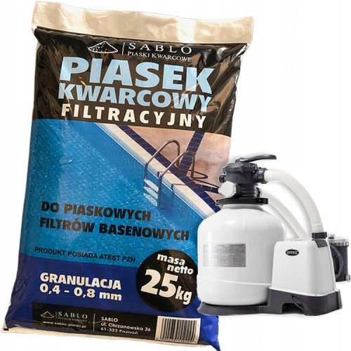 Poolpumpen und Filter Sablo Filterquarzsand 25 kg