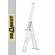 Drabest Leiter 10,07 m Aluminium 3 x 39 bis 150 kg