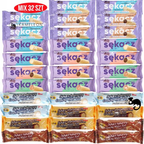 ACRO SWEETS Sękacz Set - Vielfältige Geschmackserlebnisse, 32 Stück