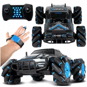    Ferngesteuertes Auto blau DRIFT 4X4 GESTURES Auto-Transformation