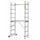 Drabest Leiter 2,98 m Aluminium 3 x 16 bis 150 kg