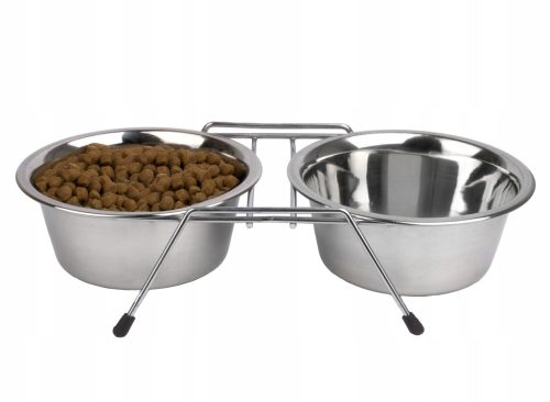  Set aus zwei silbernen Yoka-Metallschüsseln, 3 Liter