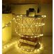  LED-LAMPEN SEILKETTE 10m 100LED KALTWEISS