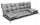  King Gartenkissen 60 x 150 x 15 Grau