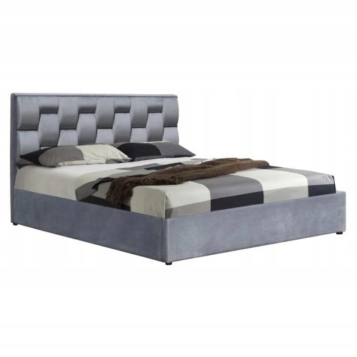  Halmar Annabel gepolstertes Doppelbett 160x200 in Grautönen