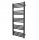 Goodhome Wasserbadheizkörper 438 W 450 x 1050 mm schwarz