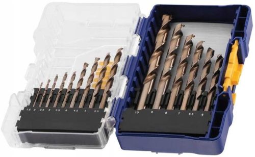  Kobalt-HSS-Metallbohrer 1,5–10 mm 15e IRWIN