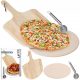  PIZZA-BACKSTEIN, Schamotte, Pizzapfanne, Schaufel, Messer, Messer