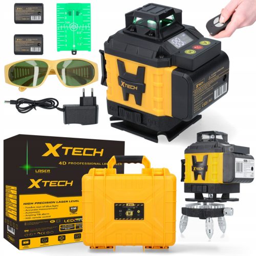  360° LASERNIVEL 4D KREUZLASER + STATIV