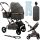  Koetsi multifunktionaler 3-in-1-Kinderwagen, grau