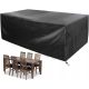 Abdeckung für Gartenmöbel - Gartenabdeckung für das Set 308 x 138 x 98 cm schwarz