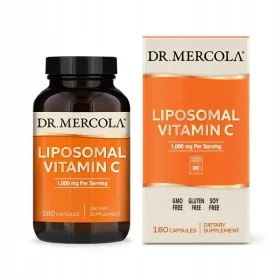   Dr. Mercola Liposomales Vitamin C - Kapseln für Immunität und Kollagenproduktion