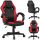  Sense7 Prism Gaming-Stuhl, schwarzes und rotes Öko-Leder