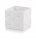  Polnix Blumentopf 13 cm x 14 x 13 cm Durchmesser 14 cm Keramik weiß