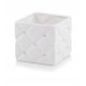  Polnix Blumentopf 13 cm x 14 x 13 cm Durchmesser 14 cm Keramik weiß