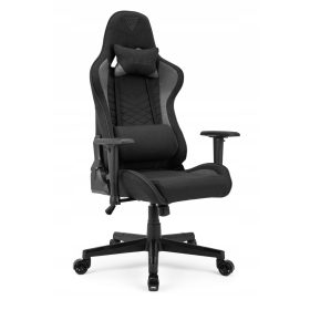  Sense7 Spellcaster Gaming-Stuhl, schwarzer und grauer Stoff