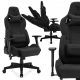  Sense7 Sentinel Gaming-Stuhl, schwarzer Stoff