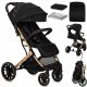  Leichter Kinderwagen, Kinderwagen bis 22 kg, Schlafsack