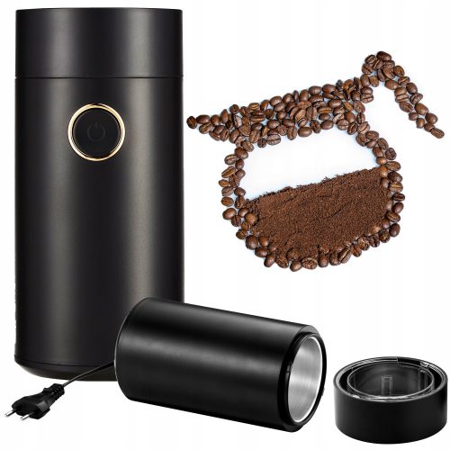  Blow elektrische Mühle, starke schwarze Kaffeemühle 160 W, schwarz
