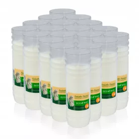 Paraffinkerzeneinsätze 70h L6 (20 Stück)