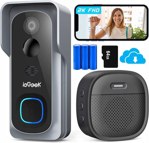 2K 3MP WIFI VIDEO-TÜRTELEFON-KAMERA TÜR-TÜRTELEFON SD