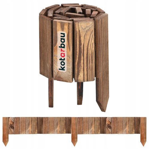 Einfassungen für den Garten - Garteneinfassung aus Holz Kotarbau 110 cm x 15 cm braun