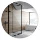 Badezimmerspiegel Wandspiegel mit Sohlen, rund, 600 x 600 mm