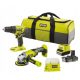  SCHLAGSCHRAUBENDREHER, SCHLEIFER RCK183F-120S RYOBI