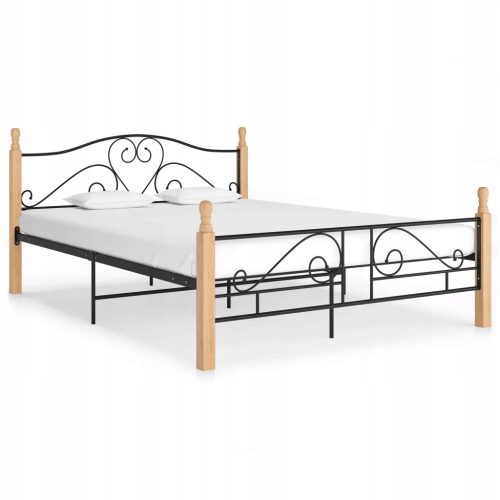  VidaXL 324942 Doppelbett schwarz