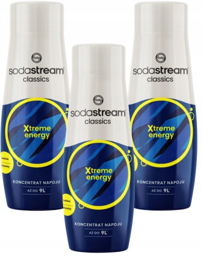  SodaStream Xtreme Energy aromatisiertes Sirup-Set 440 ml 3-tlg.