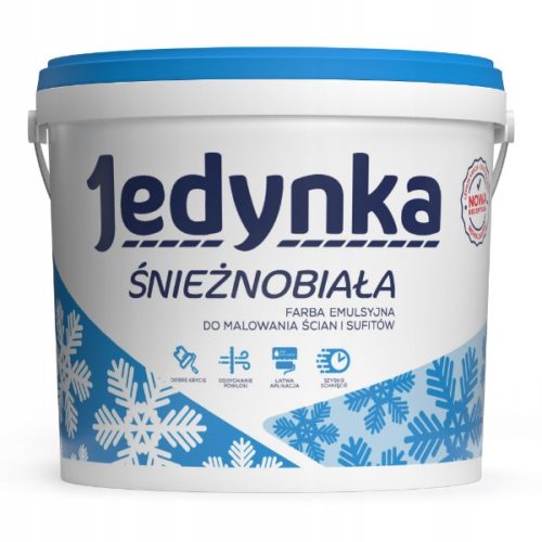 Acryl-Wandfarbe Jedynka 10 l, weiß matt
