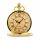  Klassische goldene Taschenuhr