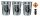 Metalleimer mit Deckel, 20 Liter