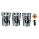 Metalleimer mit Deckel, 20 Liter
