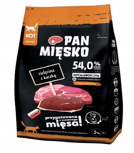  Pan Mięsko Trockenfutter Kalbfleisch 5 kg