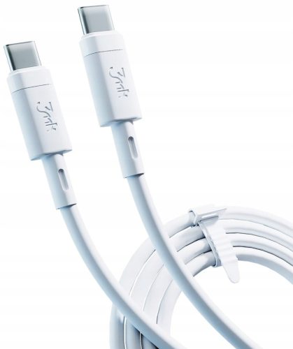  3mk USB Typ C - USB Typ C Kabel 1 m weiß