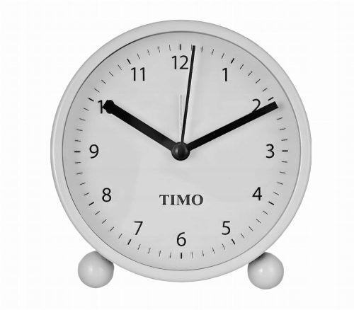 Uhr für zu Hause Epewex Wecker weiß, schwarz 11cm