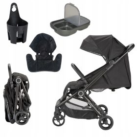  Larktale Autofold Kinderwagen Schwarz