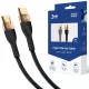 3mk USB Typ C - USB Typ C Kabel 2 m schwarz