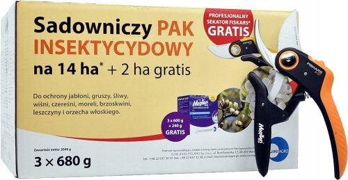 Insektizid-Paket für 14ha + 2ha GRATIS und Profi-Gartenschere Fiskars P721 als Geschenk