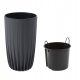  Lamela Mira runder Blumentopf 51,5x30 cm Anthrazit