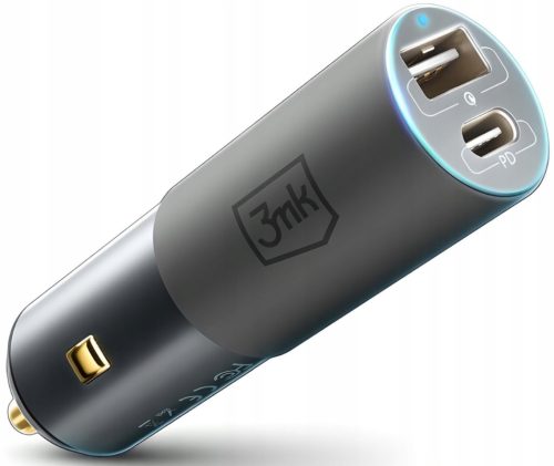  3MK Ladegerät USB USB-C 100W – Das leistungsstärkste Autoladegerät