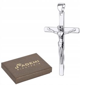  SILBER KREUZ KREUZ MIT JESUS MÄNNER GROSS 925