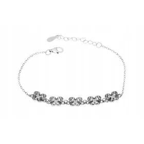 SILBERARMBAND, RHODINIERT MIT ZIRKONIA! ! !