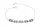 SILBERARMBAND, RHODINIERT MIT ZIRKONIA! ! !
