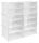 Gockowiak Schuhschrank 88 x 94,5 x 32 cm weiß