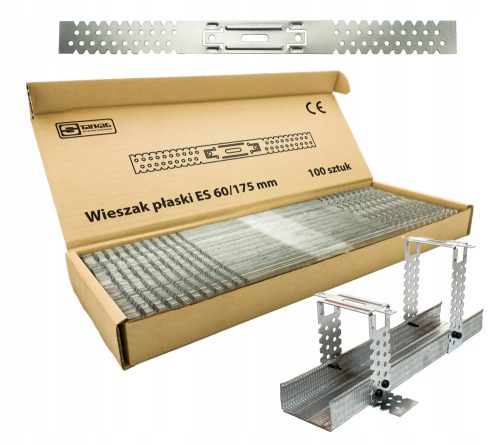 Flachabhänger ES 60 x 175 für CD60-Profile 100 Stk.