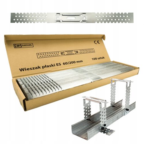 Flachabhänger ES 60 x 200 für CD60-Profile 100 Stk.