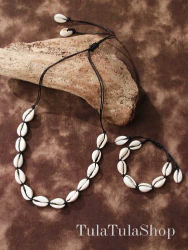  Muschel-Halsketten-Armband-Set Sommer 2023