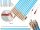 FIBERGLASSEILWINDE, STIEL 10m - SET